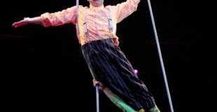 Duo de clowns acrobates