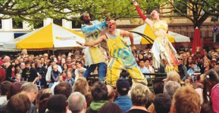 Spectacle de rue et clowns
