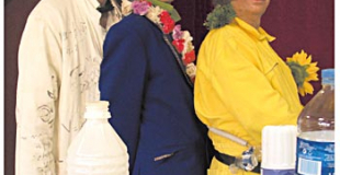 Spectacle sur le recyclage