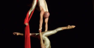 Duo acrobatique aérien