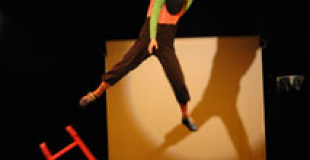 Duo de clowns acrobates