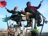 Spectacle de rue déambulatoire, poétique et drolatique