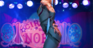 Tissu et cercle aérien