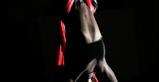 Cerceau aérien et tissu aérien