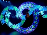 Jonglage lumineux avec logo pour la soirée d'un grand groupe (75)