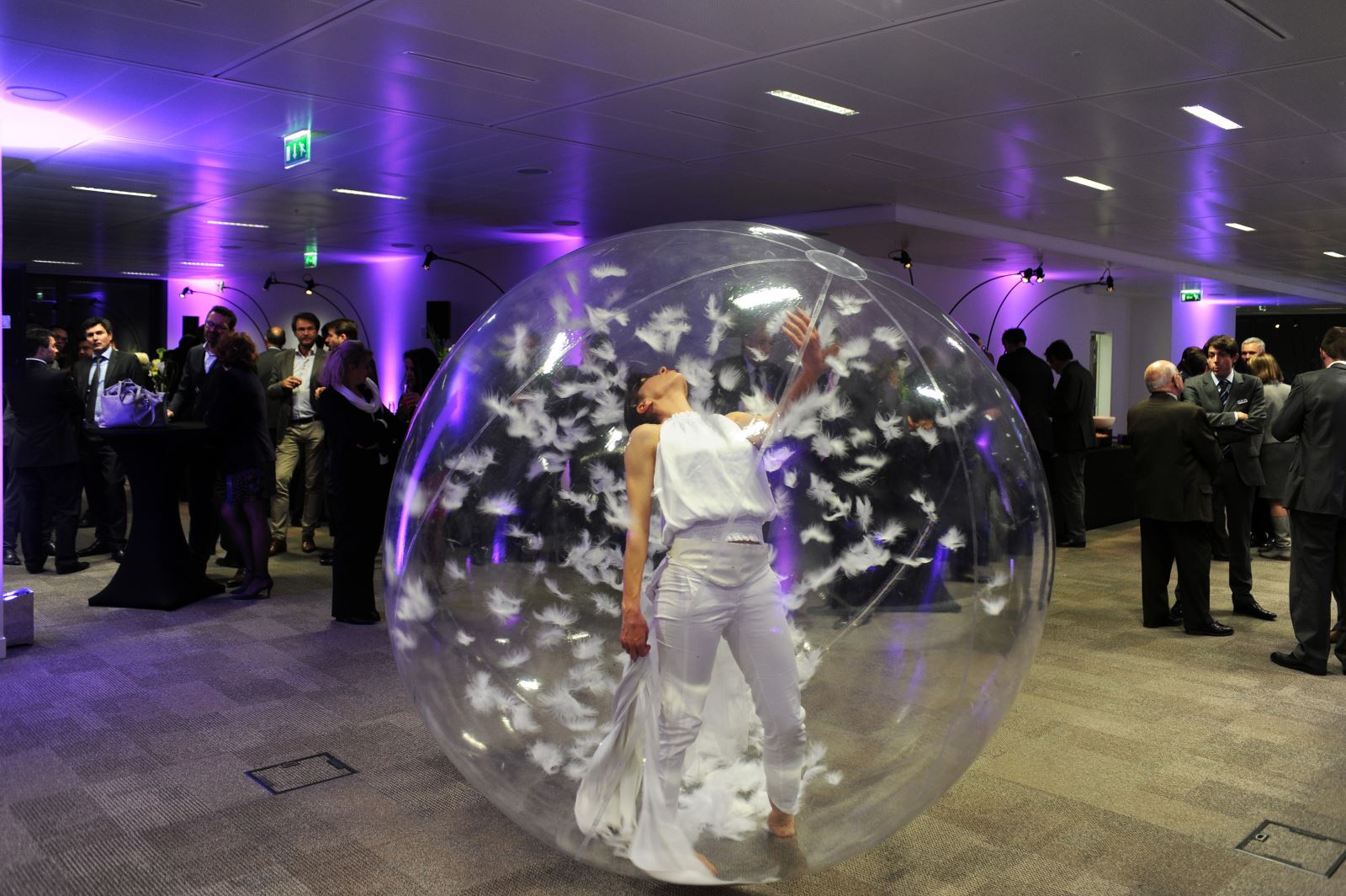 danseuse dans bulle